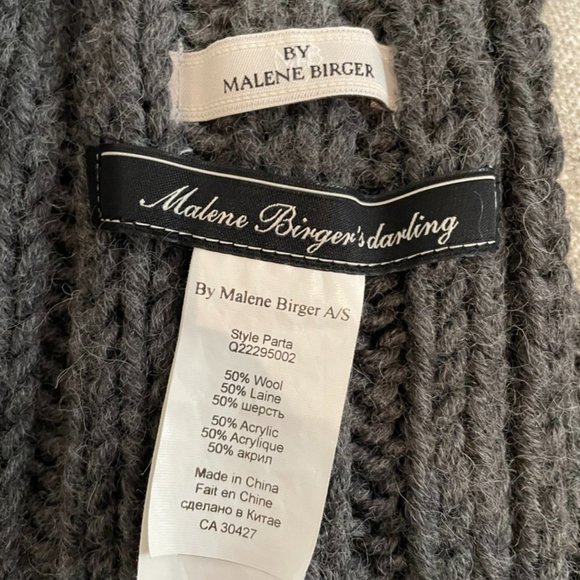 Malene Birger's Darling Wool Blend Oversized Scarf - Picture 8 of 9